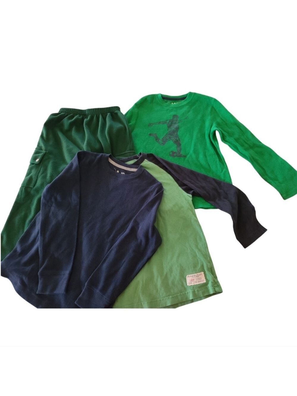 Boy's Size 7/7x Clothing Bundle Pants & Tees